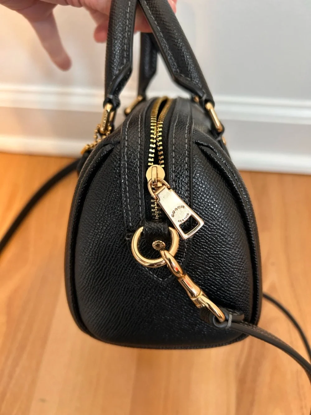 Coach Black Mini Rowan Handbag - Picture 2 of 5